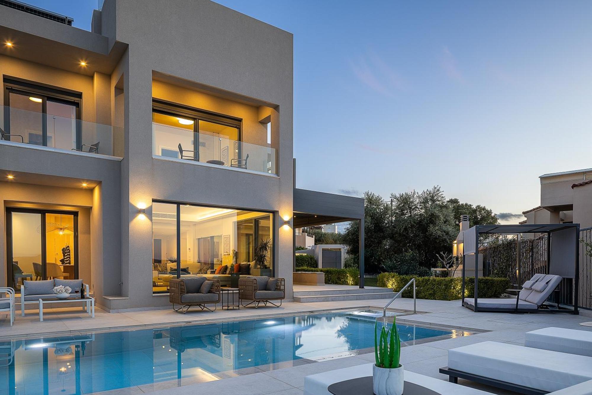 Royal Bird Private Villa Kalyves Exterior photo