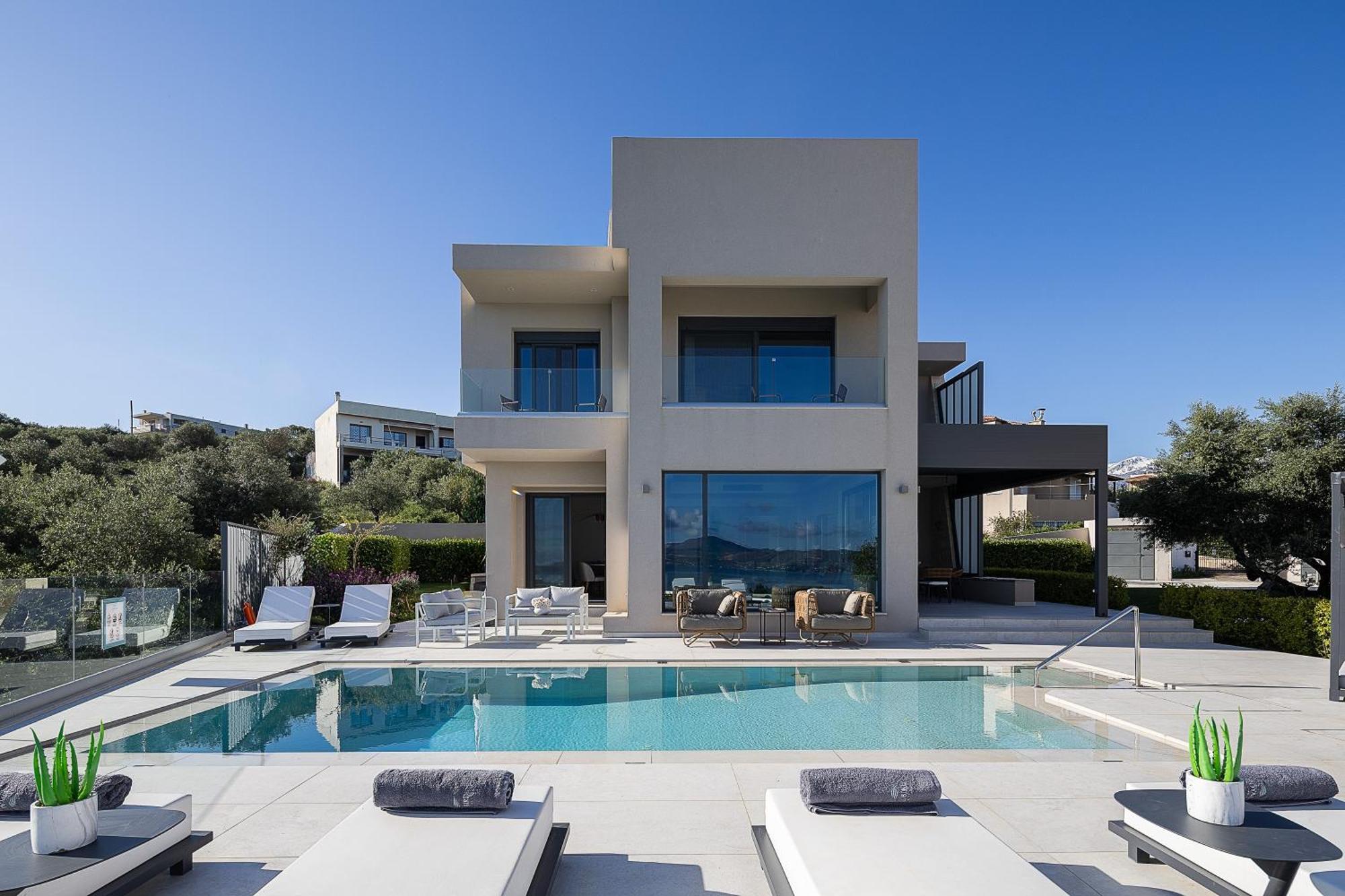 Royal Bird Private Villa Kalyves Exterior photo