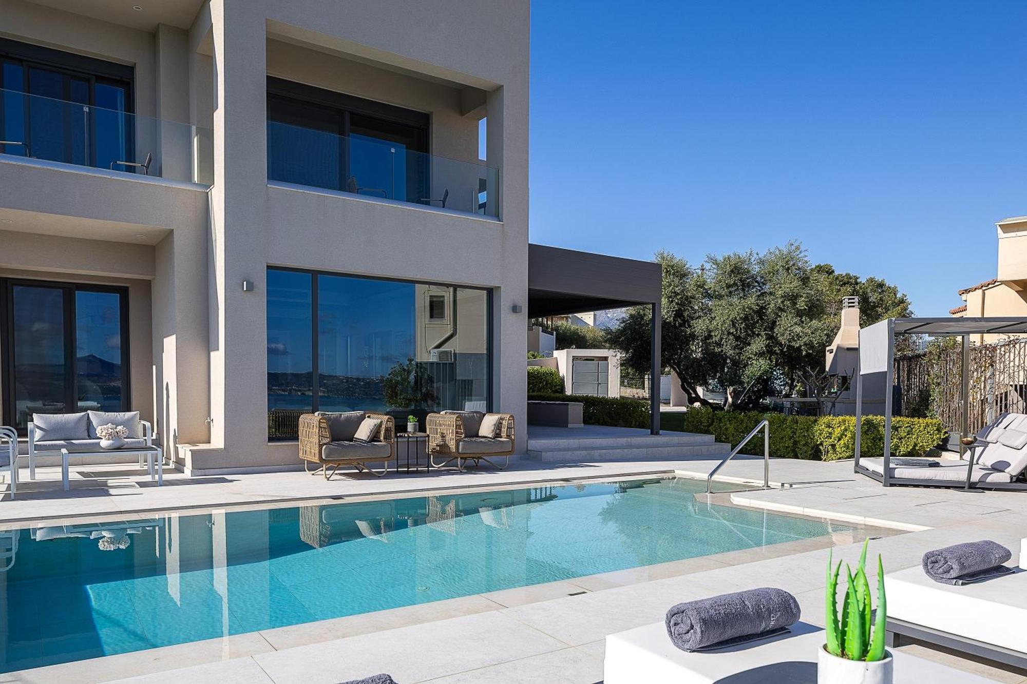Royal Bird Private Villa Kalyves Exterior photo
