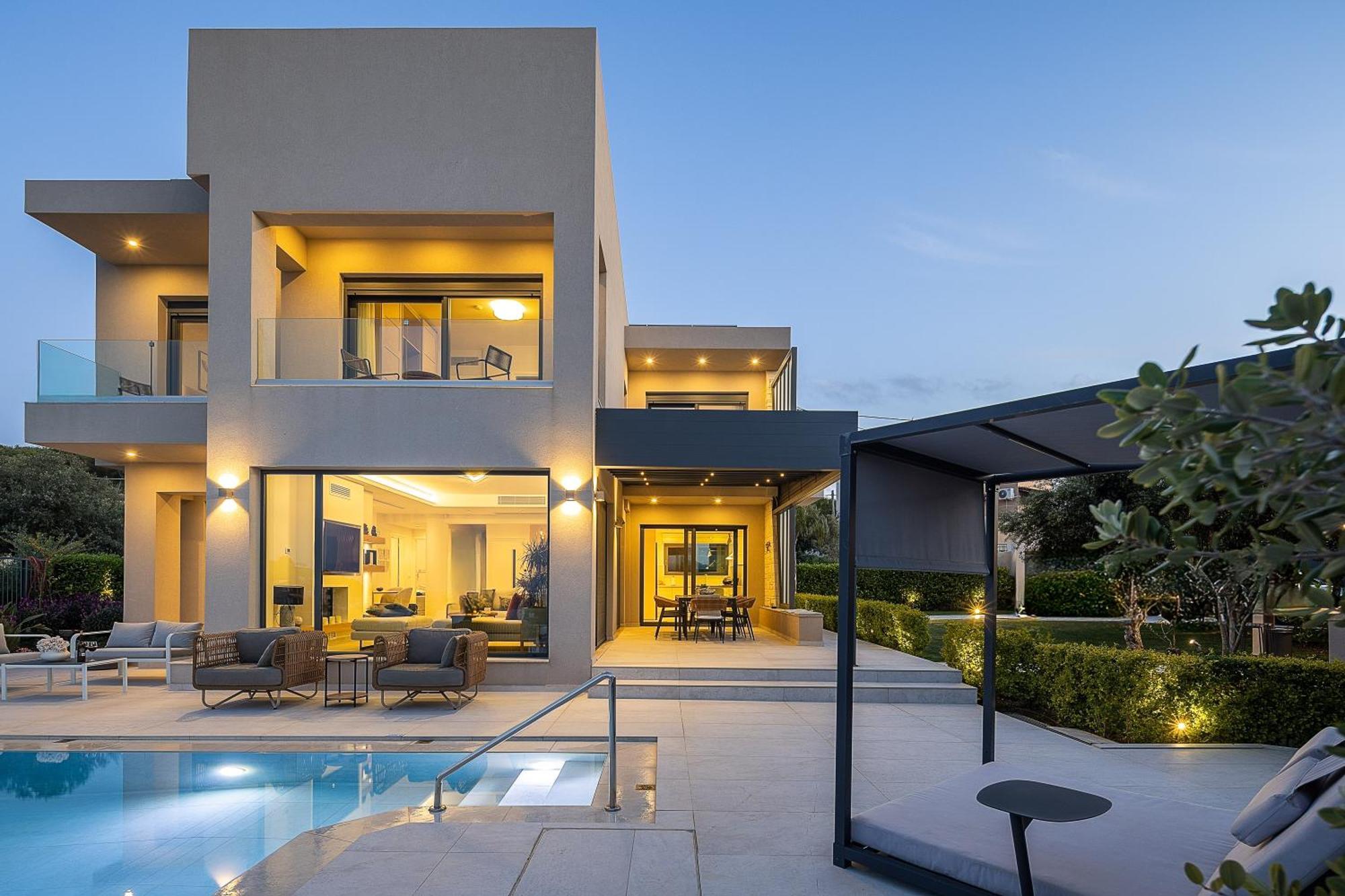 Royal Bird Private Villa Kalyves Exterior photo